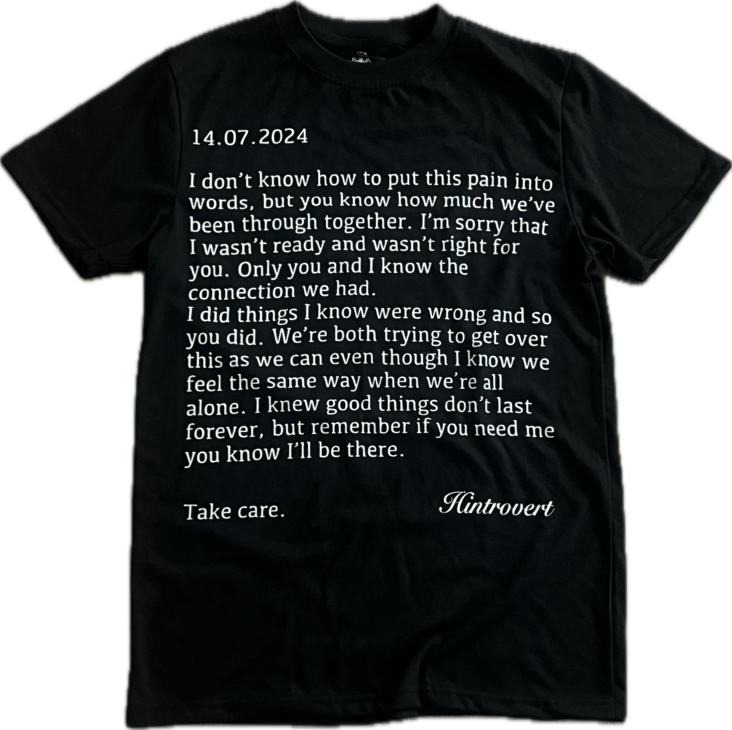 "Take Care" Black Tee
